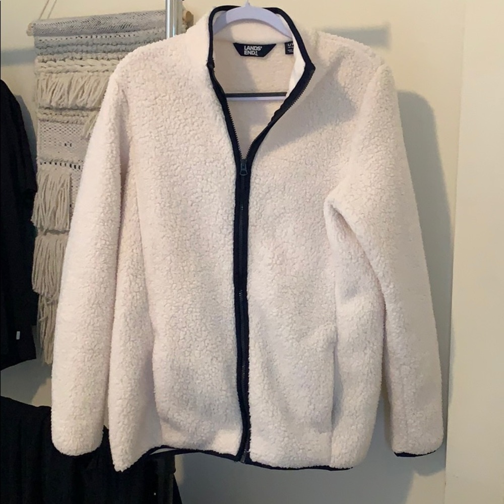 Lands’ End Sherpa Zip Up